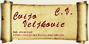 Cvijo Veljković vizit kartica